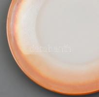 Zsolnay mitológiai jelenettel díszített, irizáló porcelán teáskészlet: kanna, kiöntő, cukortartó, 6 ...