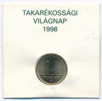 1998. 1Ft OTP Bank - Takarékossági Világnap papírtokban T:1 Adamo F6.4