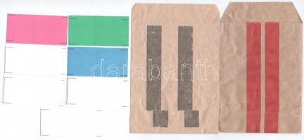 ~1990-2000. "Országos Takarékpénztár és Kereskedelmi Bank Rt." 2db papírzacskó + 7db klf b...