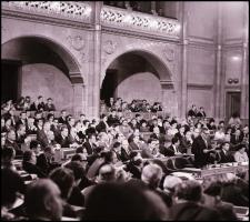 cca 1960-1970 Ülésezik a Parlament, 6 db fotónegatív, 6×6 cm