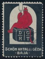 1912 Schön Antal és Géza D.H/G.T X bélyeg megoldatlan! (Balázs: 97.07) Ritka!