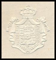 1941 Anna főhercegnő autográf aláírással ellátott levele címeres levélpapíron