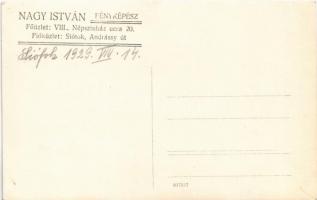 1929 Siófok, fürdőzők csoportképe. Nagy István photo