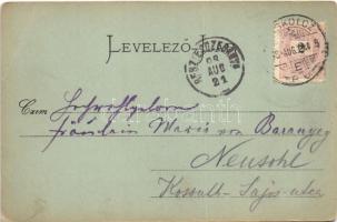 1898 Miskolc, látkép. Ferenczi B. kiadása (EB)