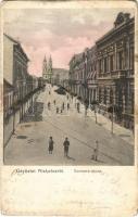 1905 Miskolc, Szemere utca (kopott sarkak / worn corners)