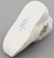 Herendi Eton mintás cipőcske.  Kézzel festett, jelzett, hibátlan. 10 cm