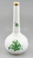 Herendi Apponyi mintás váza. Kézzel festett, jelzett, kis kopással. 18 cm
