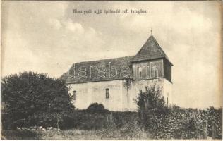 Kisenyed, Sangatin; Újjáépítendő református templom. Lang Henrik kiadása / Calvinist church