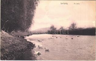 1907 Ipolyság, Sahy; Az Ipoly / Ipel river