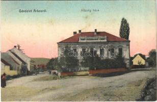 1914 Árkos, Sepsiárkos, Arcus; Községháza / town hall (fl)
