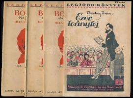 Legjobb könyvek sorozat 3 száma (1x3, 5.,15): 
Móricz Zsigmond: Bováry úr (Az Isten háta mögött.), ...
