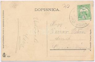 Moravice, Komorske Moravice; vasútállomás. Montázs gőzmozdonnyal / Bahnhof / railway station. Montag...