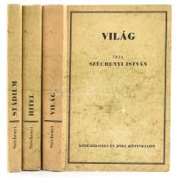 Széchényi István 3 műve: Hitel. Világ. Stádium. Bp.,1984, Közgazdasági és Jogi Könyvkiadó. Kiadói kartonált papírkötés. Reprint kiadás.