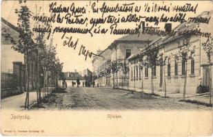 1905 Ipolyság, Sahy; Újtelkek, utca / street (EK)