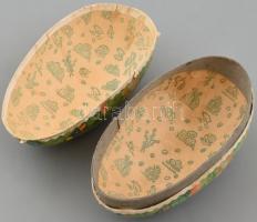 Disney kacsás papírmasé húsvéti tojás. 17 cm