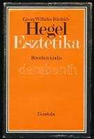 Georg Wilhelm Friedrich Hegel: Hegel esztétika. Rövidített kiadás. Bp., 1974, Gondolat. Kiadói egészvászon-kötés, papír védőborítóban.