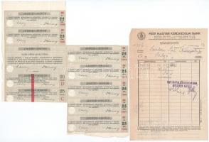 Budapest 1935. "Salgó-Tarjáni Kőszénbánya Részvény-Társulat" huszonöt részvénye egyben öss...