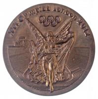 2012. XXX. Olympiad London 2012 / Köszönjük, hogy hozzájárult a torna londoni olimpiai aranyérméhez öntött Br emlékérem eredeti díszdobozban (83mm) T:1