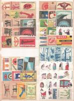 178 db vegyes külföldi gyufacímke