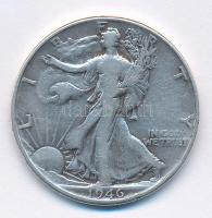 Amerikai Egyesült Államok 1946. 1/2$ Ag Walking Liberty T:3 USA 1946. 1/2 Dollar Ag Walking Liberty C:F