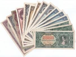 1930-1946. 16db-os Pengő bankjegytétel, közte több szép állapotú is T:I--IV