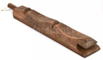 Fa dísz sulykoló, akasztóval, h: 71 cm