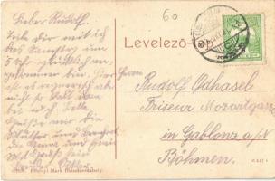 1915 Dunaszerdahely, Dunajská Streda; Római katolikus templom, utca, üzletek. Petényi Márk kiadása /...