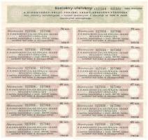 Budapest 1925. "Rimamurány-Salgó-Tarjáni Vasmű Részvény-Társaság" tíz részvénye egyenként ...