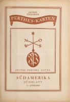 Südamerika, Südblatt, 1:4 000 000, Justus Perthes Gotha, 77,5×107 cm