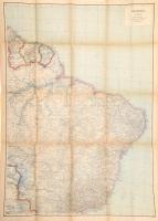 Südamerika, Nordostblatt, 1:4 000 000, Justus Perthes Gotha, 107×78,5 cm