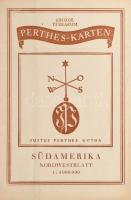 Süamerika, Nordwestblatt, 1:5 000 000, Justus Perthes Gotha, 107×77 cm