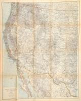 Vereinigte Staaten von Nordamerika, Westblatt, 1:3 000 000, Justus Perthes Gotha, 101×83 cm