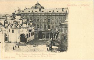 Moscow, Moscou; Le palais depuis la tour Iwan Weliky / palace near the Ivan the Great Tower