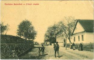 1921 Halmi, Halmeu; Fő tér. W. L. 1700. / main square (fa)