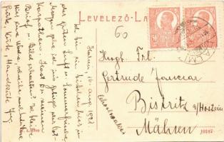 1921 Halmi, Halmeu; Fő tér. W. L. 1700. / main square (fa)