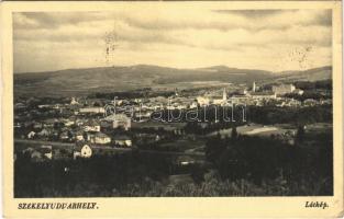 1940 Székelyudvarhely, Odorheiu Secuiesc; látkép. Kováts István felvétele / general view (EK)