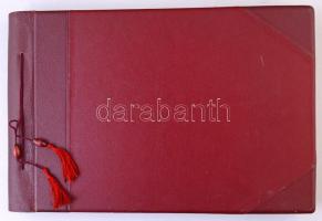 250 db RÉGI külföldi város képeslap beragasztva albumba: német, francia, olasz, görög, török, izrael...