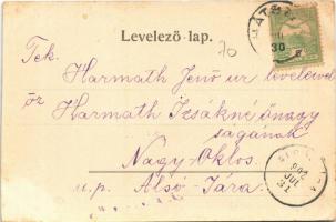 1902 Hátszeg, Hateg; utca, Stefan Sielariu, Schuler, Groszeck Károly üzlete. Kendoff A. kiadása / st...