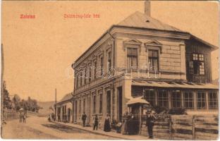 1914 Zalatna, Zlatna; Csizmásy-féle ház. 444. Csizmásy János saját kiadása / shop, street view (EK)