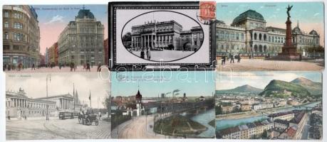 61 db RÉGI külföldi város képeslap: sok osztrák és német / 61 pre-1945 European town-view postcards: many Austrian and German