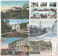 39 db főleg RÉGI magyar város képeslap vegyes minőségben / 39 mostly pre-1945 Hungarian town-view postcards in mixed quality
