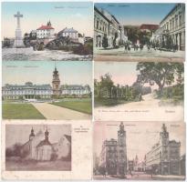 40 db RÉGI magyar város képeslap vegyes minőségben / 40 pre-1945 Hungarian town-view postcards in mixed quality