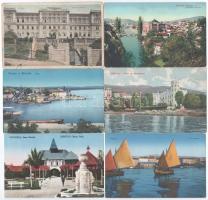 24 db RÉGI történelmi magyar város képeslap vegyes minőségben: főleg Délvidék / 24  pre-1945 town-view postcards from the Kingdom of Hungary in mixed quality: mostly Southern territories