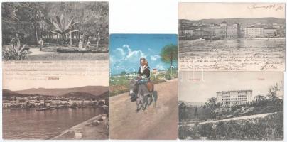 24 db RÉGI történelmi magyar város képeslap vegyes minőségben: főleg Délvidék / 24  pre-1945 town-vi...