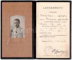 1932-1936 Joghallgató és postatiszt leckekönyve, 2 db