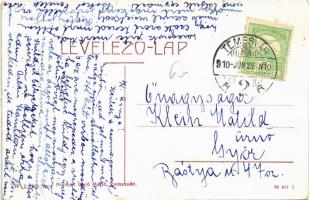 1910 Temesvár, Timisoara; Jenő herceg tér, villamos. W. L. Bp. 2002. Gerő Manó kiadása / square, tra...