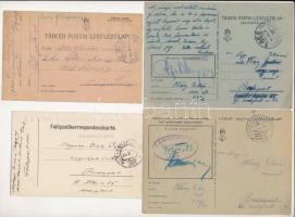 11 db RÉGI első és második világháborús katonai tábori posta levelezőlap / 11 pre-1945 WWI and WWII military field posts