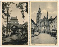 15 db RÉGI történelmi magyar város képeslap vegyes minőségben / 15 pre-1945 town-view postcards from...