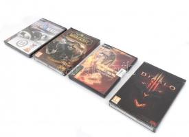 4 db számítógépes játék (World of Warcraft, Diablo) KRESZ oktatóprogram és Építészeti stílusok építészettörténeti kalauz, bontatlan csomagolásban