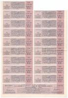 Budapest 1892. "A Magyar Korona Országai 4%-kal Kamatozó Törlesztéses Járadékkölcsön" álla...